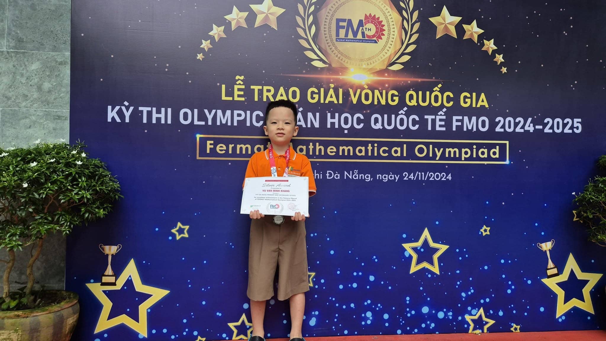 Học sinh đạt giải Kỳ thi Toán quốc tế FMO