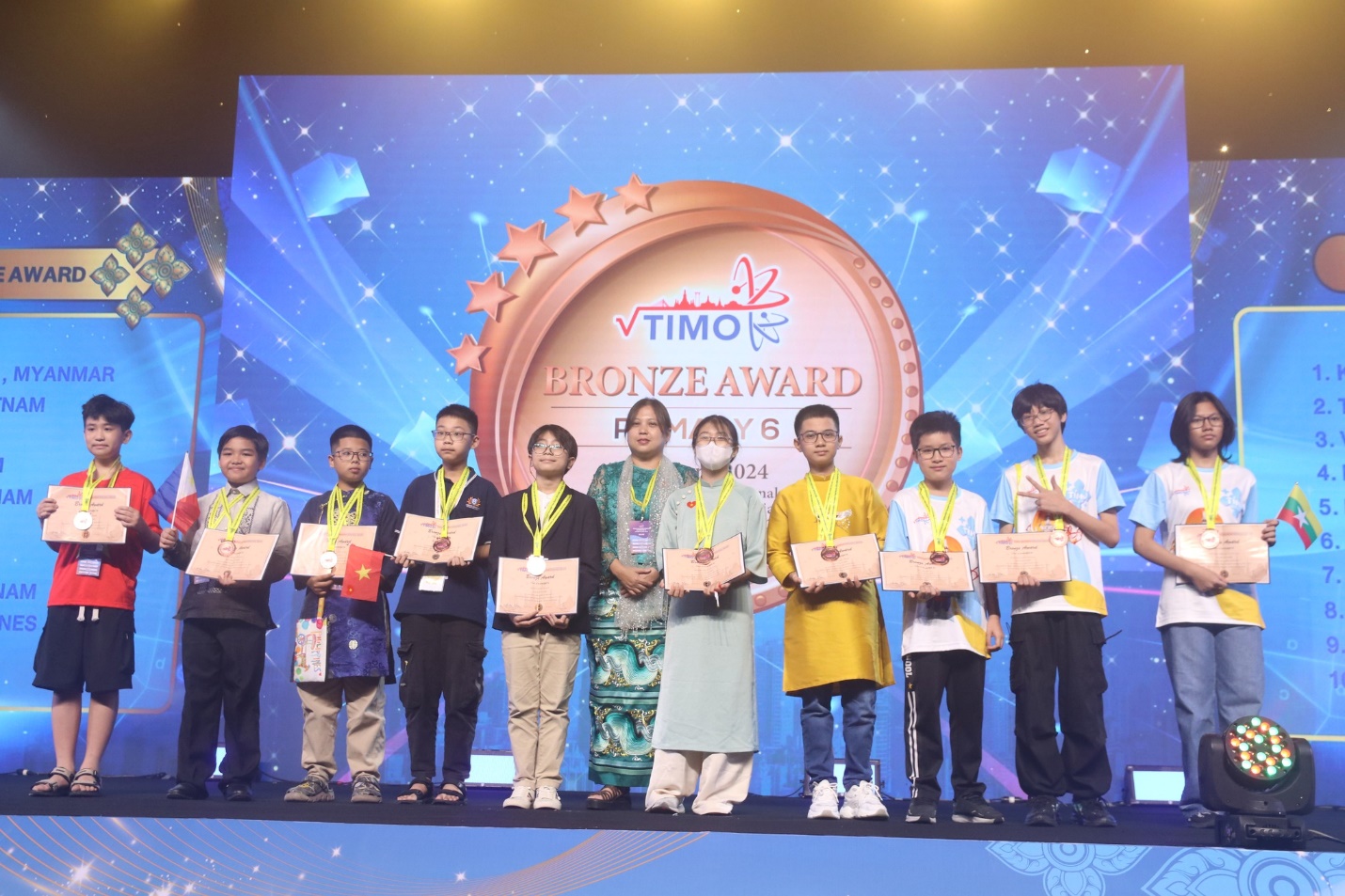 Trao giải cuộc thi Toán quốc tế TIMO Trao giải cuộc thi Toán quốc tế TIMO